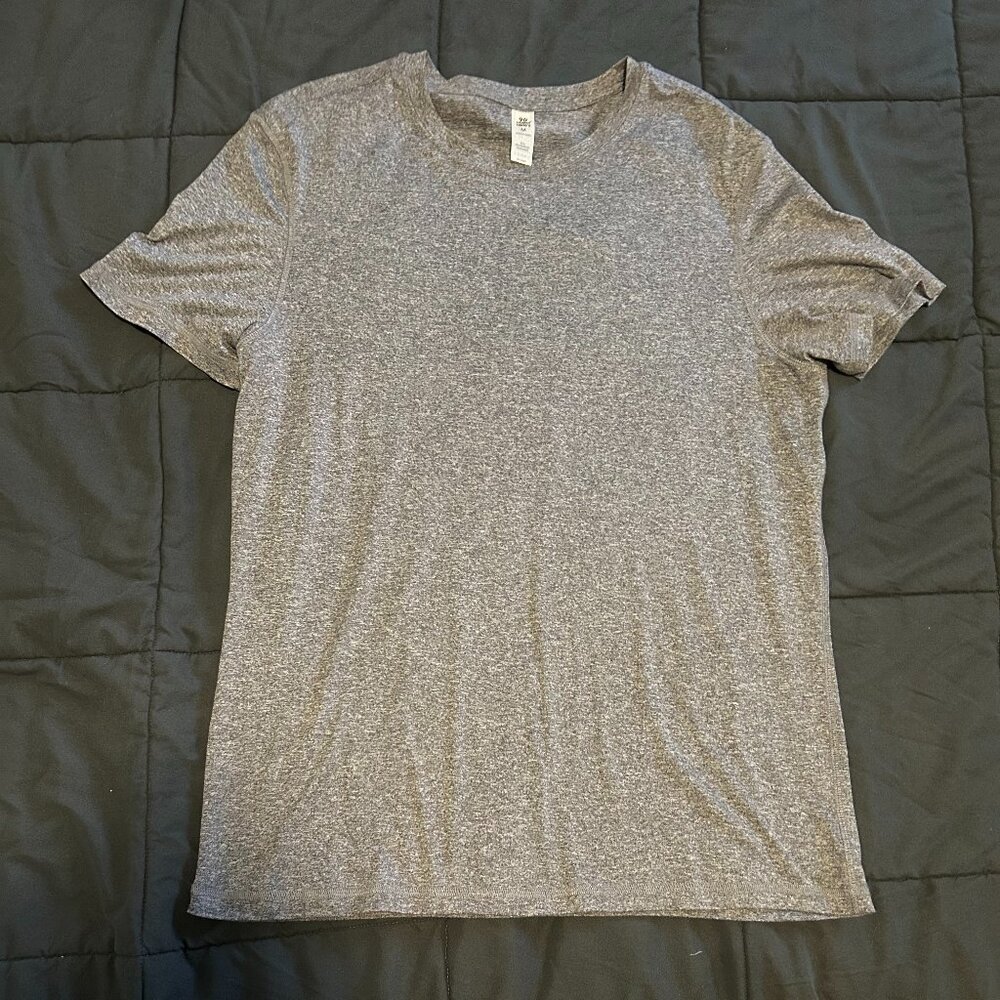 90 degrees mens t size medium gray very soft material